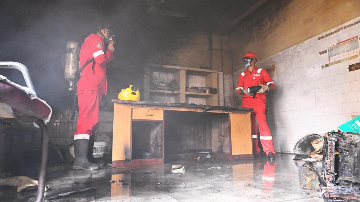 Minor Fire at KGH Cardiology Block; 43 Patients Shifted Safely