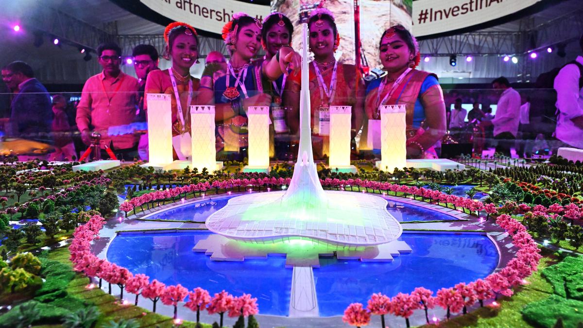 Amaravati 3D Model Steals Spotlight at CII Summit