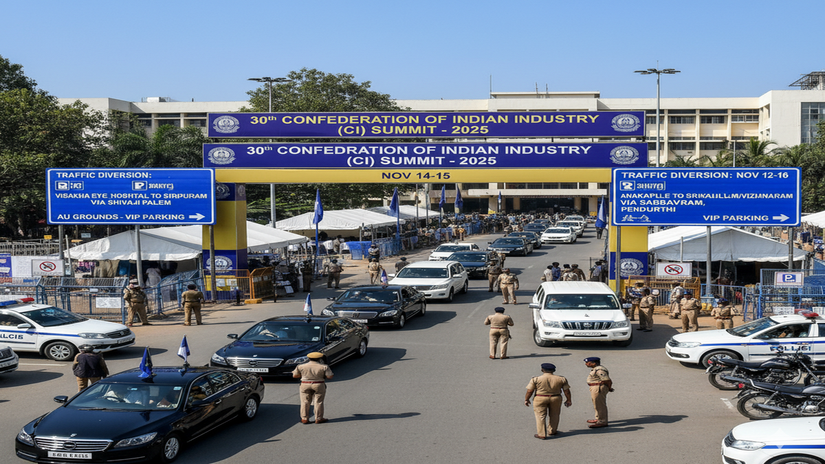 Visakhapatnam Gears Up for CII Summit with Traffic Diversions