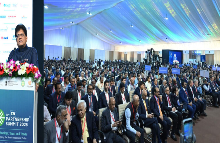 Goyal Says India’s Growth Surge Will Come From Tech and Trade