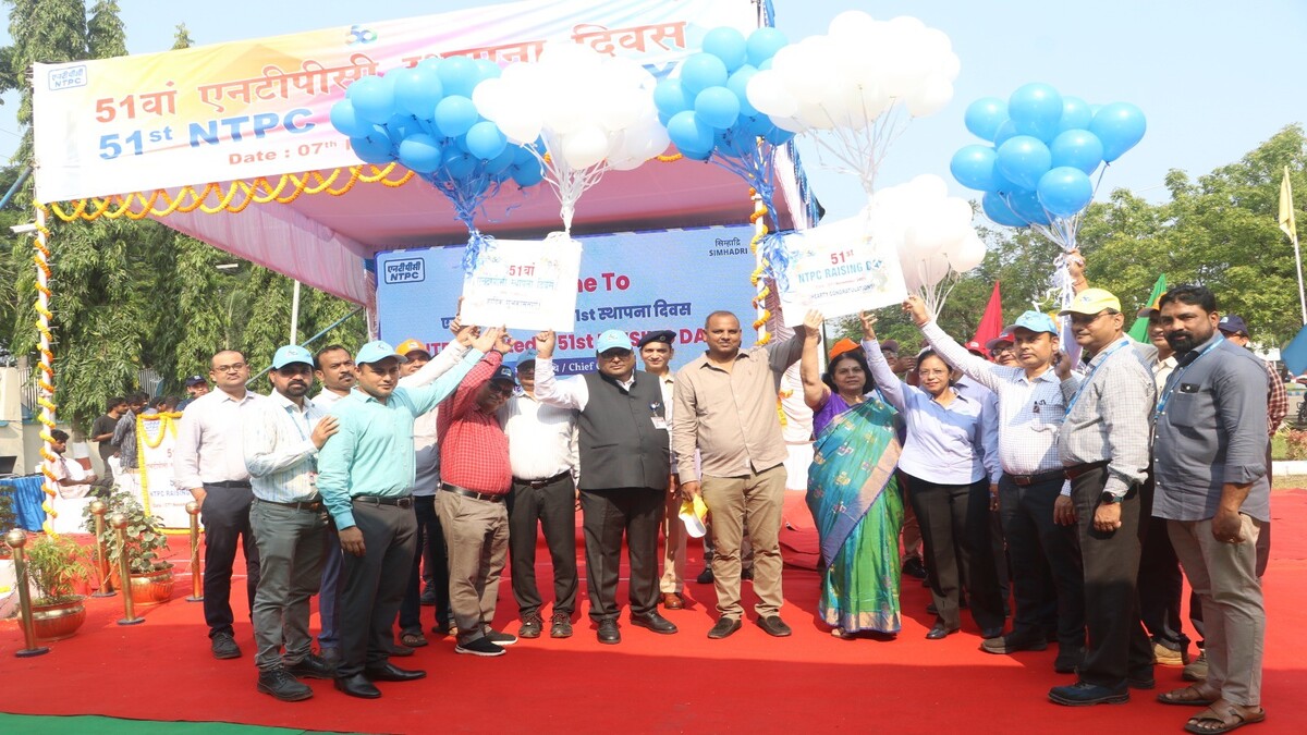 NTPC Simhadri Celebrates 51st Raising Day