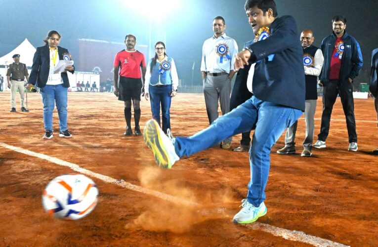 DRM Cup football tournament kicks off in Vizag
