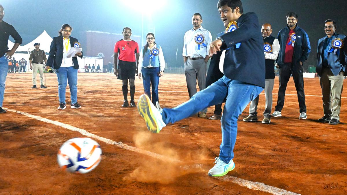 DRM Cup football tournament kicks off in Vizag