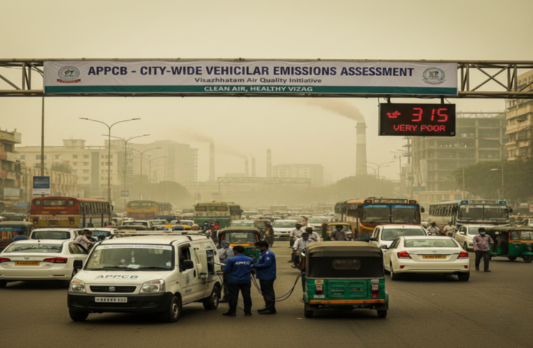 APPCB plans city-wide vehicular emission study in Vizag