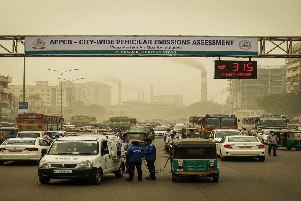 APPCB plans city-wide vehicular emission study in Vizag