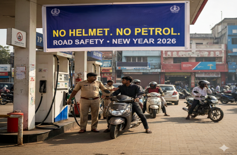 Vizag police to roll out ‘No Helmet, No Petrol’ rule from New Year