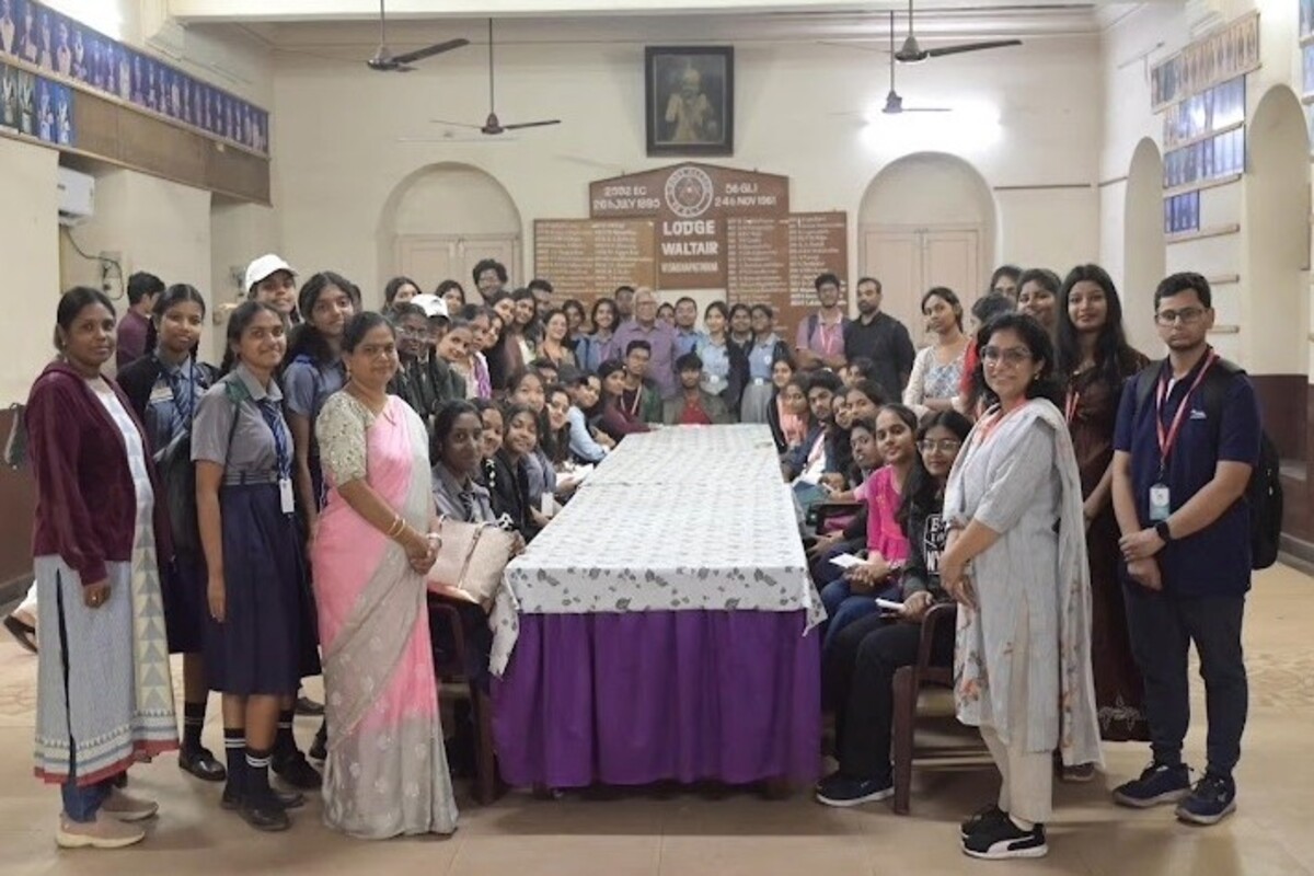 GITAM Students explore Visakhapatnam’s Old Town on heritage walk