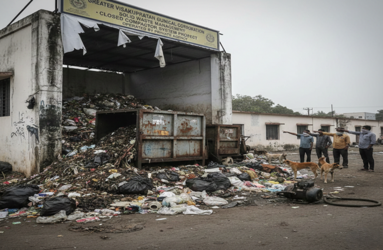 Garbage Piles Up, GVMC CCS Projects Under Scanner