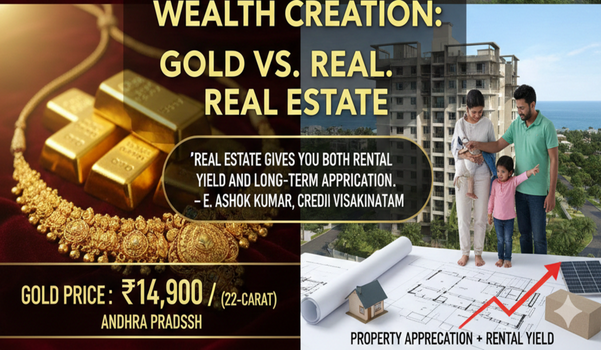 Realty offers better long-term growth despite gold rush: Experts