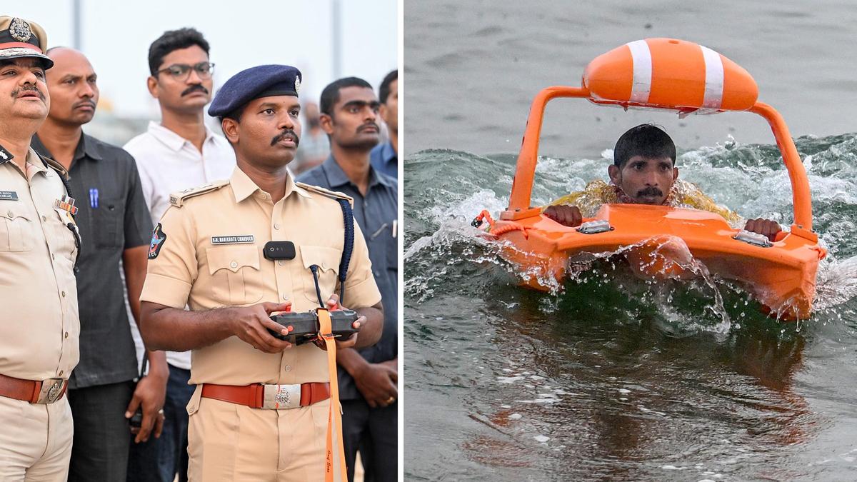 Remote-controlled life buoys tested along Vizag coast