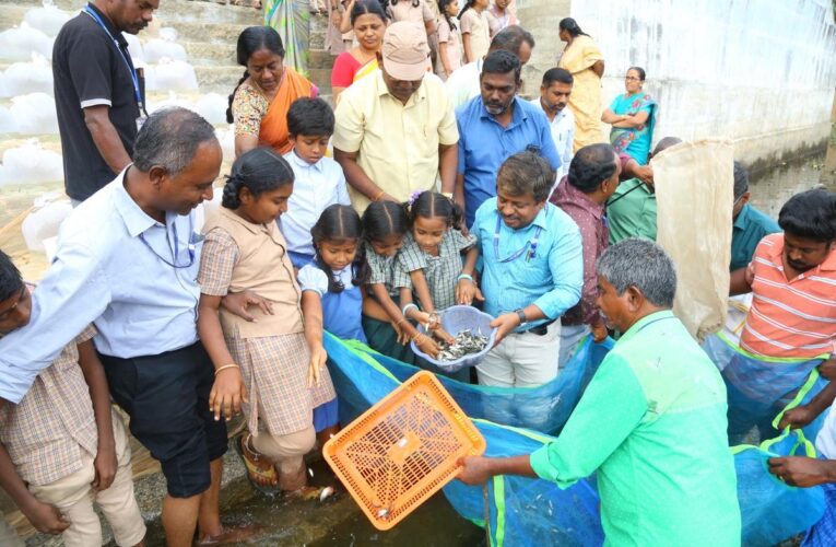 Sharp drop in fish fingerling supply raises concern in Anakapalli