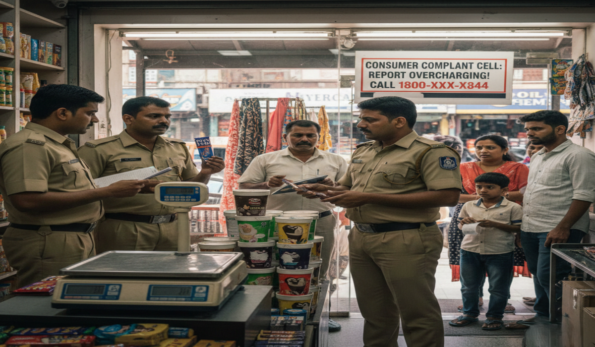 1,500 Cases Booked for Overpricing and MRP Fraud in Visakhapatnam