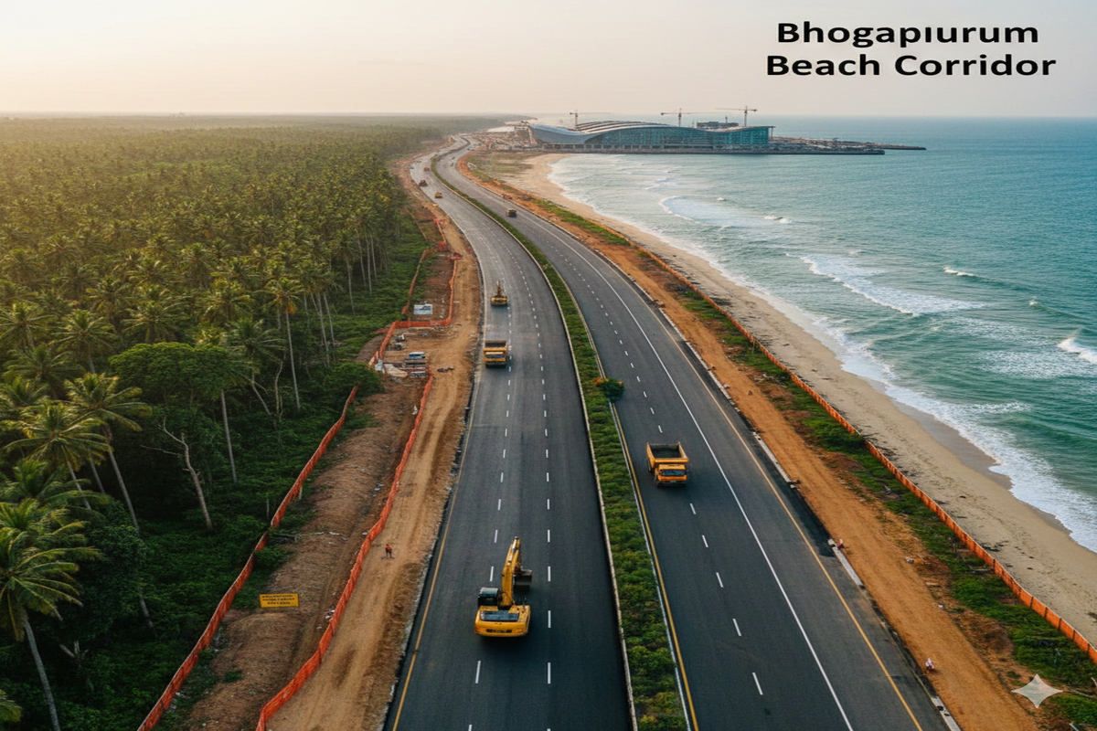 VMRDA Seeks Forest Clearance for Bhogapuram Airport Roads