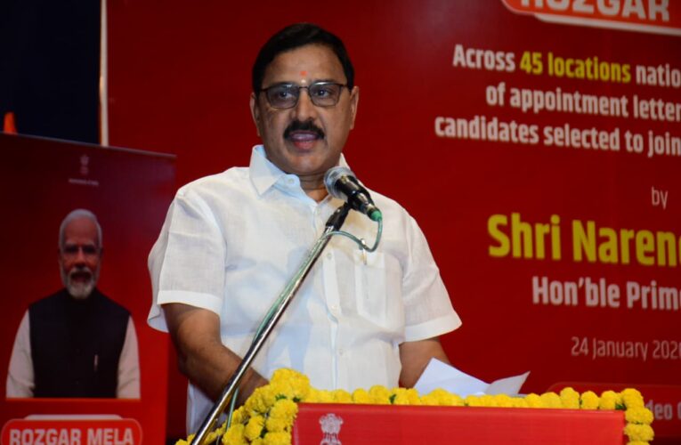 Rozgar Mela has accelerated Central recruitment process, says Minister