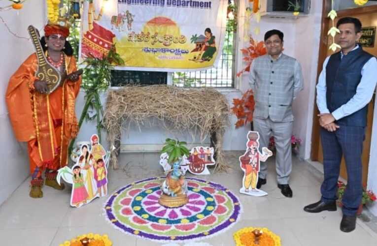 Waltair DRM extends Sankranti greetings, urges safe rail travel