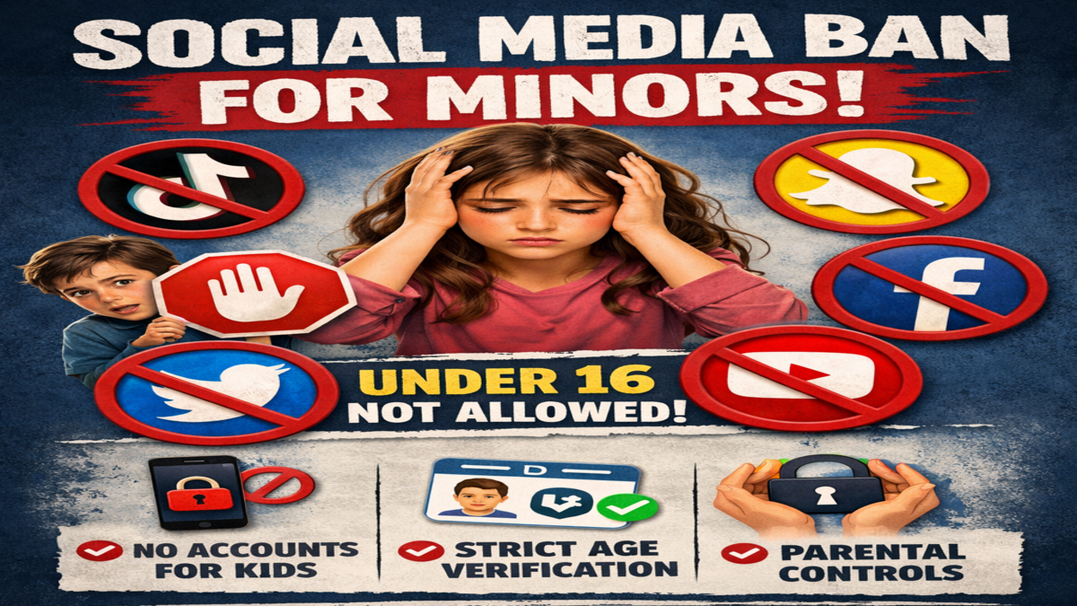 AP May Bar Social Media for Under-16s