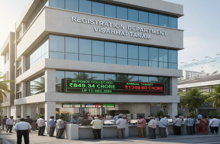 Vizag Sees Higher Land Registration Collections