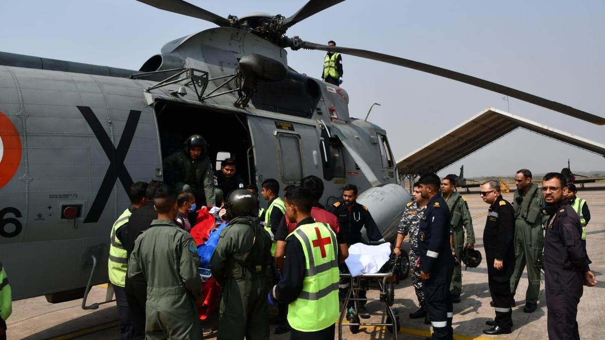 Indian Navy Rescues Critically Ill Japanese Sailor Off Vizag