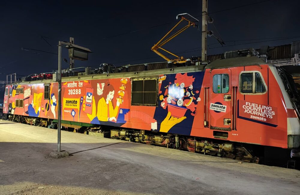 Indian Railways turns locomotives into moving billboards