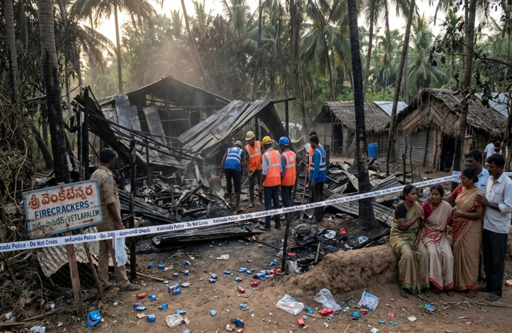 Kakinada Firecracker Blast: Deaths Amid Lax Safety Oversight