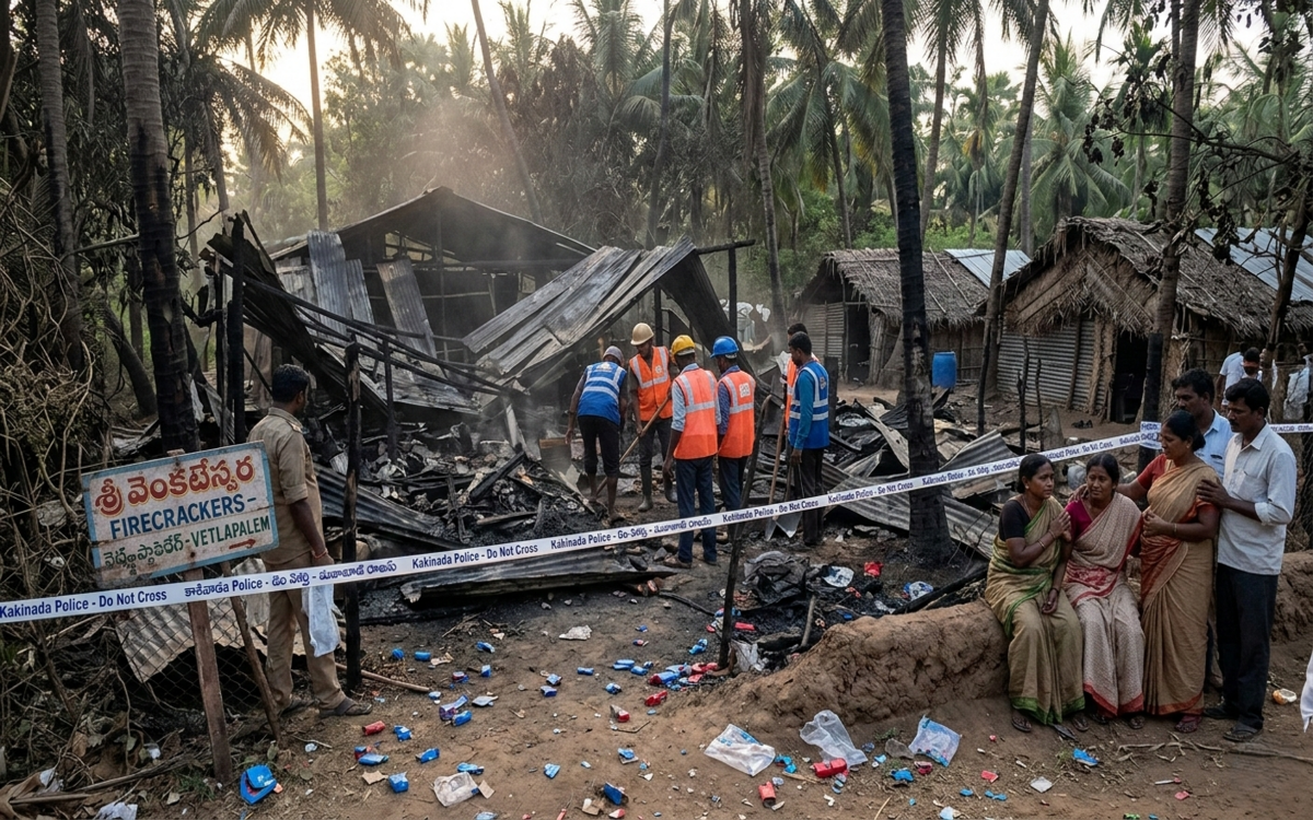 Kakinada Firecracker Blast: Deaths Amid Lax Safety Oversight