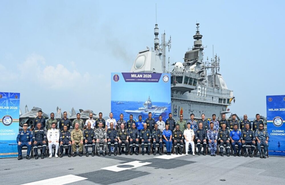 MILAN 2026 wraps up aboard INS Vikrant off Visakhapatnam