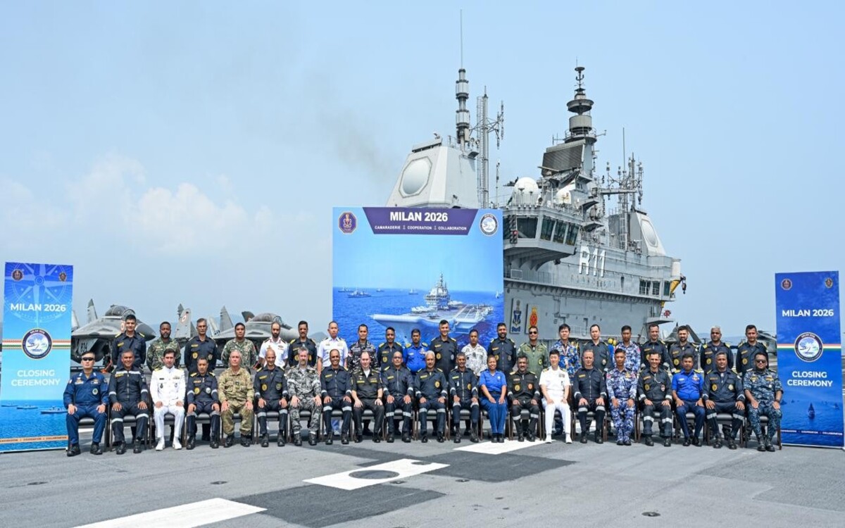 MILAN 2026 wraps up aboard INS Vikrant off Visakhapatnam