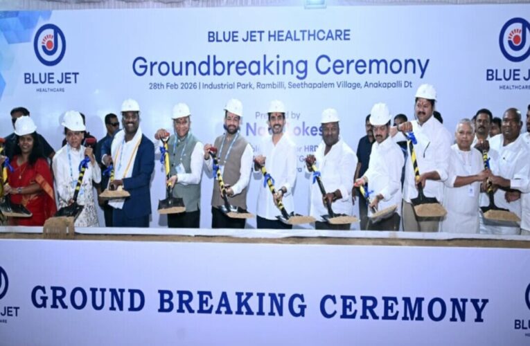 Blue Jet Healthcare Inaugurates ₹2,300 Crore Pharma Unit in Rambilli