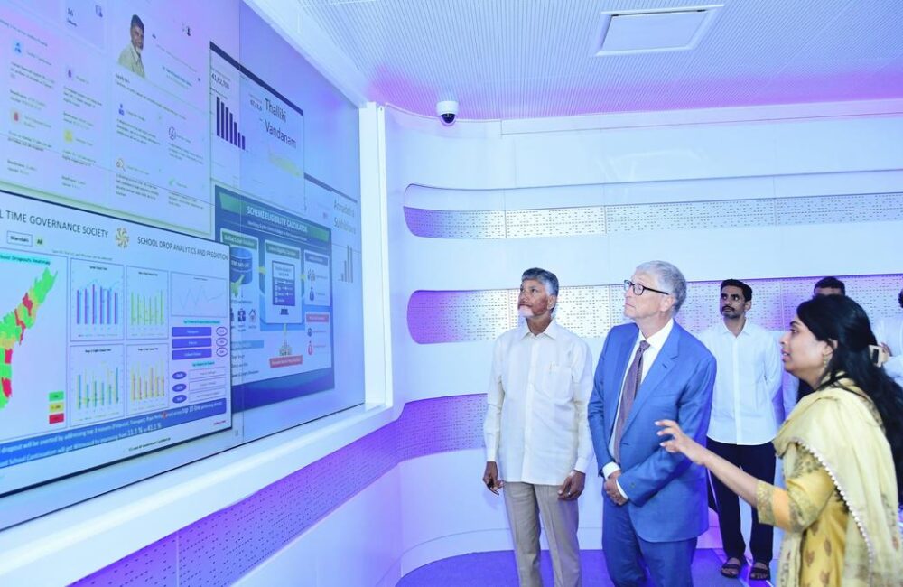 Bill Gates Applauds A.P.’s Digital Governance Push