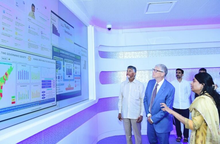 Bill Gates Applauds A.P.’s Digital Governance Push