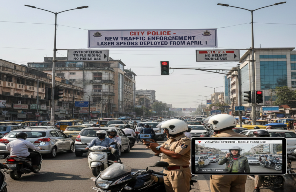 Laser Speed Guns to Be Rolled Out in Visakhapatnam from April 1
