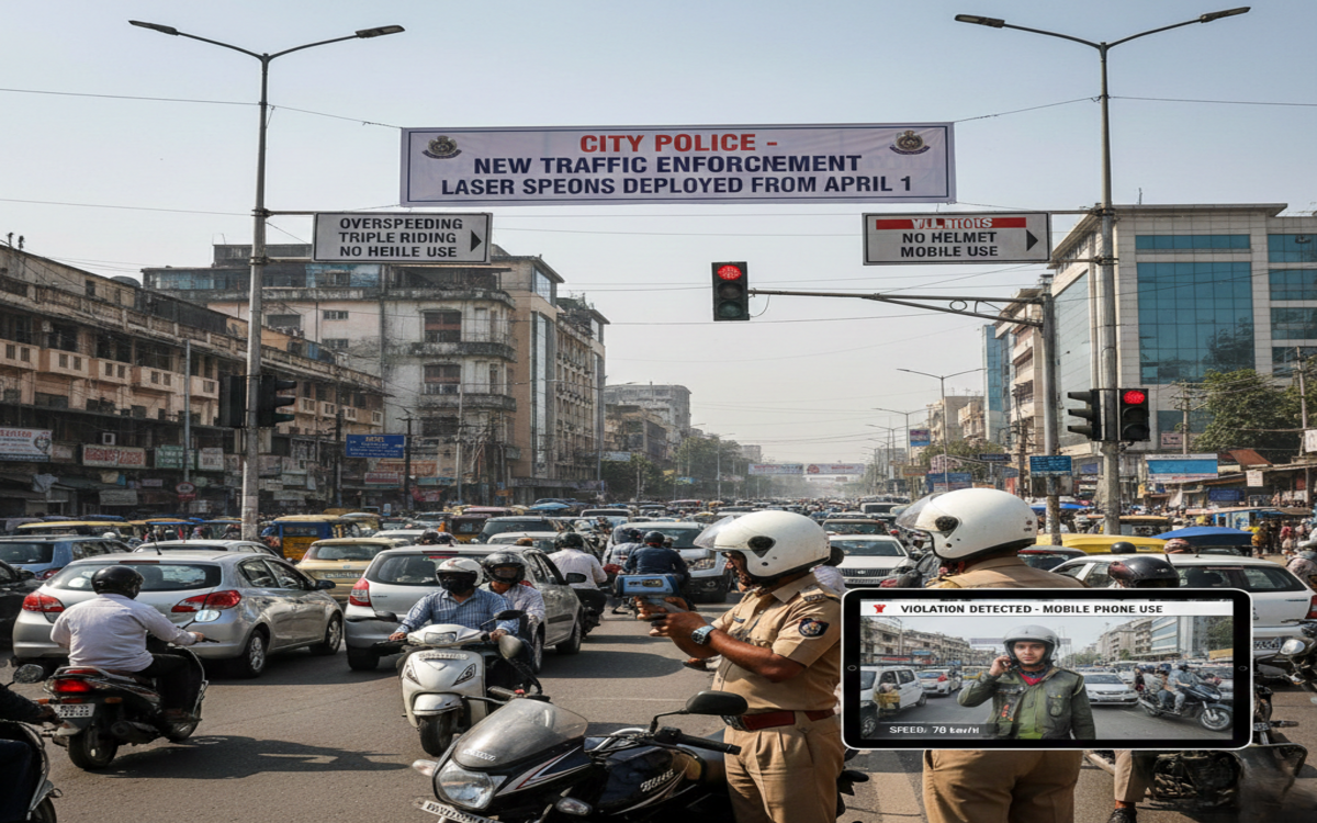 Laser Speed Guns to Be Rolled Out in Visakhapatnam from April 1