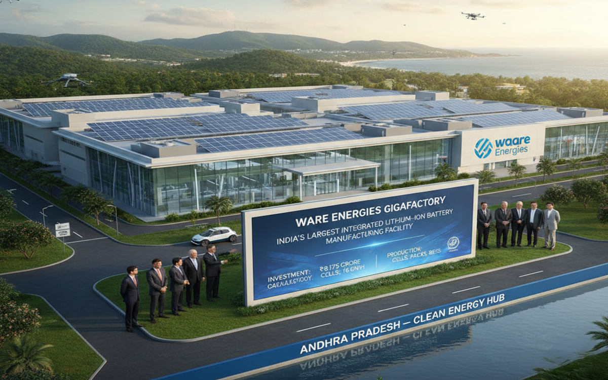Waaree to set up India’s largest Li-ion battery plant in Rambilli