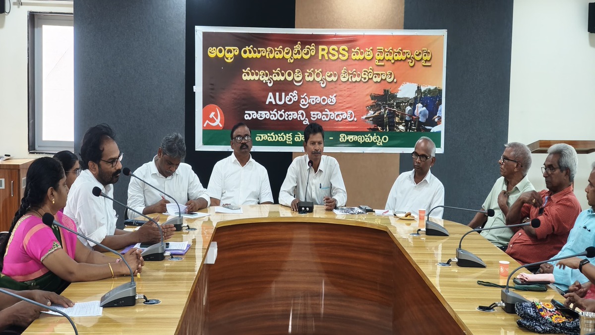 Left parties seek CM’s intervention on Andhra University tensions