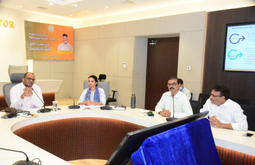 Collector pushes PM-SURYAGHAR solar scheme