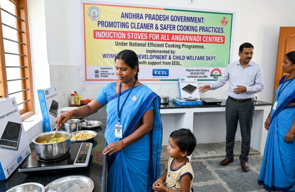 AP to equip all Anganwadis with induction stoves