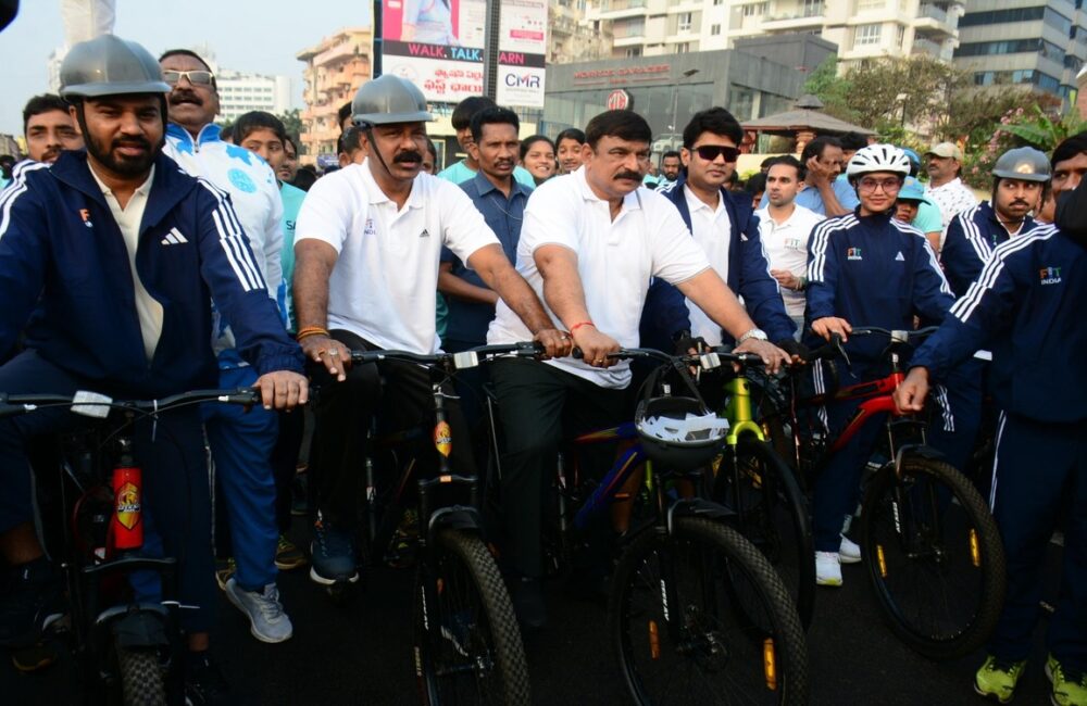 800 Cycle for Fitness at RK Beach Under Fit India Sundays