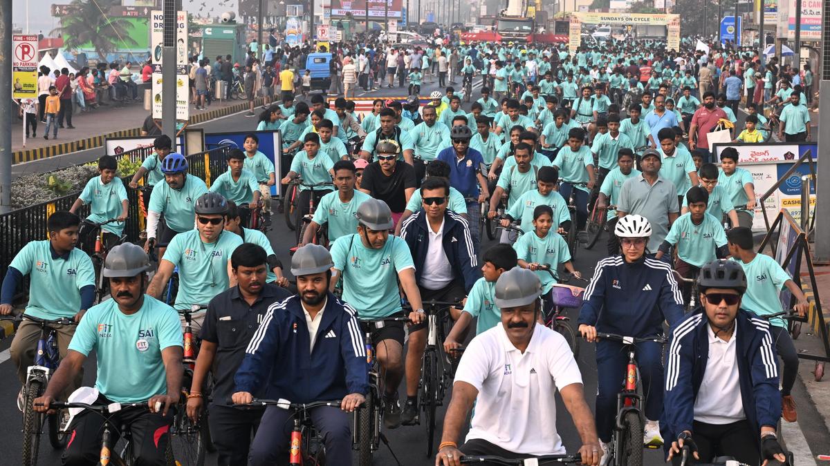 800 Cycle for Fitness at RK Beach Under Fit India Sundays