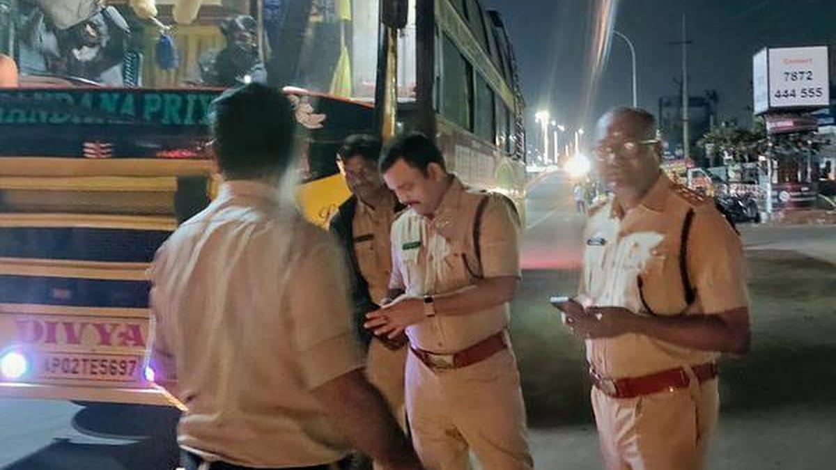RTA steps up checks on private buses, collects ₹62 lakh in fines