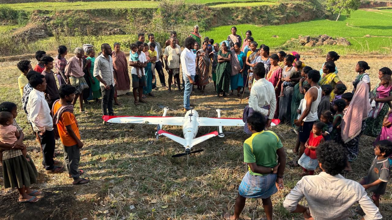 Medical drone makes emergency landing, triggers panic