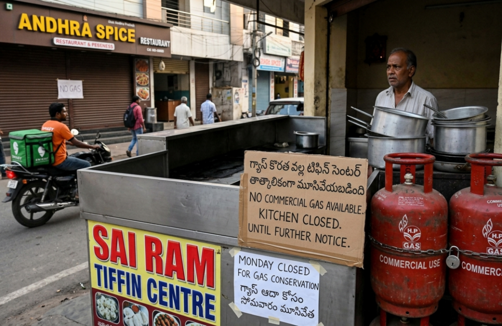 Andhra Hotels Face Looming Gas Shortage Amid Gulf Tensions