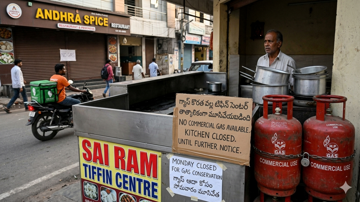 Andhra Hotels Face Looming Gas Shortage Amid Gulf Tensions