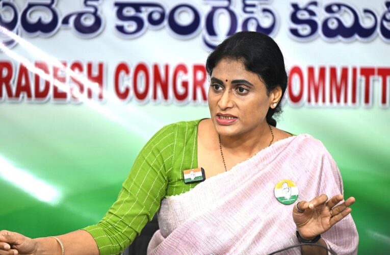 Sharmila slams crackdown on Anganwadi workers