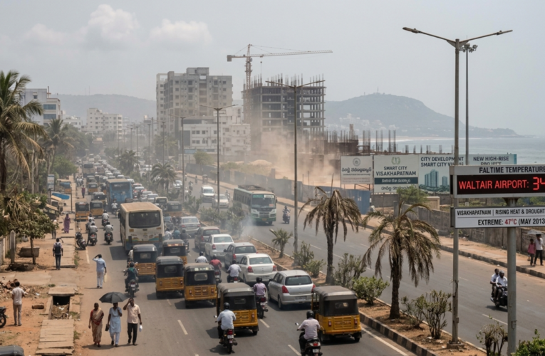 Visakhapatnam records rising temperatures and lower rainfall