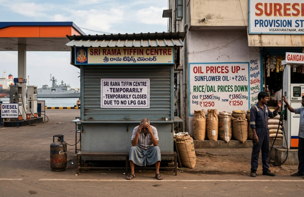 Gas shortage shuts eateries; diesel curbs hit Vizag
