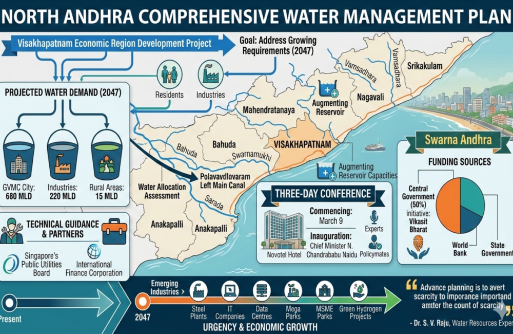 State Government Prepares Comprehensive Water Plan for North Andhra