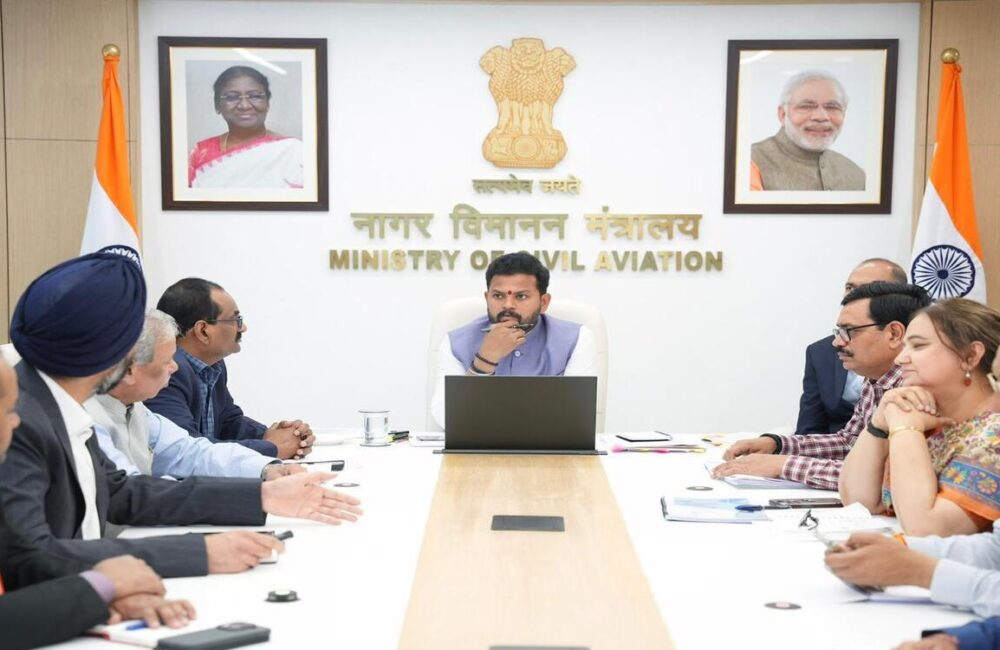 Union Minister reviews Vijayawada and Bhogapuram airport projects