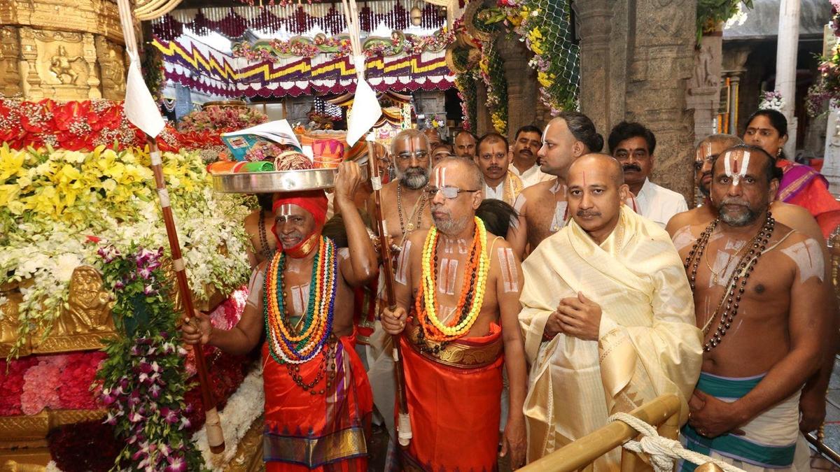 Ugadi Asthanam Held with Fervour at Tirumala Shrine