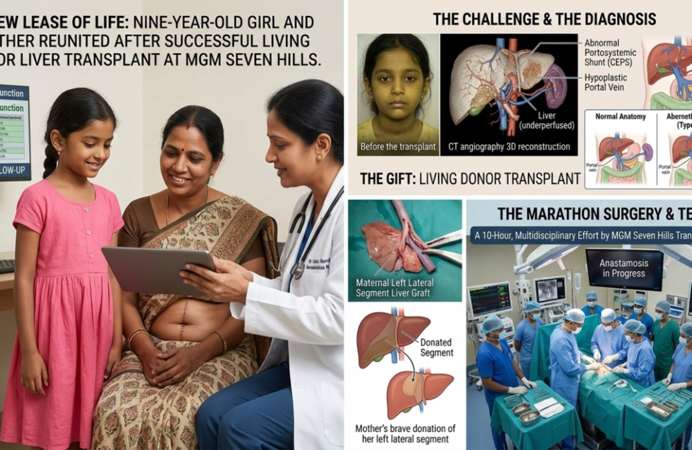 Mother’s liver donation saves child with rare disorder