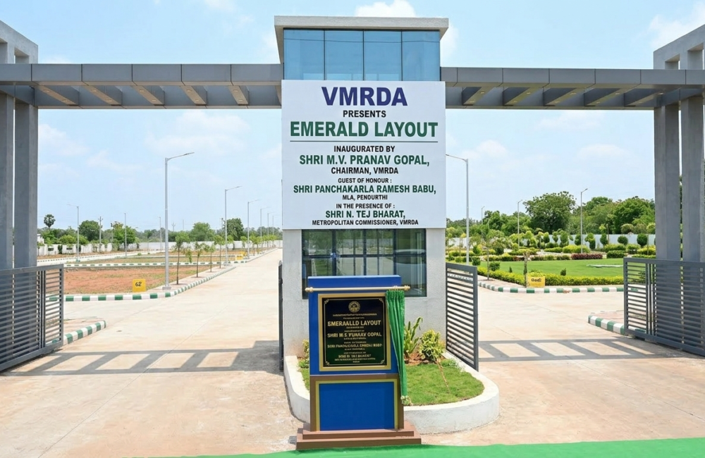 VMRDA unveils ‘Emerald Layout’ in city